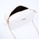 Bag Cross-Bodi with a zipper, white color