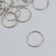 Ring connective metal silver 2.2x2.2 cm set 50 pcs