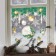 Window sticker "Frost and Sun", 50 x 70 cm, New Year