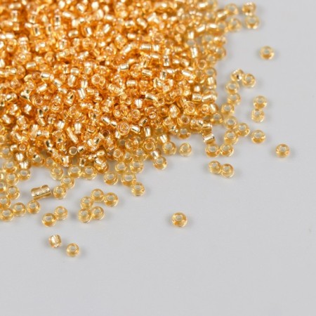 Round beads 12/0 "caramel" 20 g