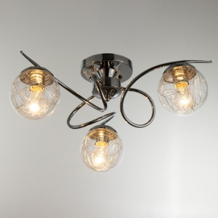 Sunny chandelier 3he27 40W silver 60x60x28 cm Bayerlux-1