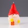 Decorative candle "Toy dwarf", 5.1x5.1x8 cm