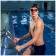 ONLYTOP swimming glasses, berysi, UV protection