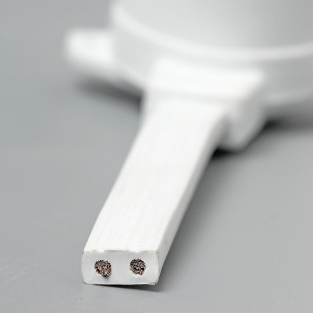Girlyanda "Bels Light" 50 m, IP65, 2W, white rubber thread, step 20 cm, E27 (without lamps), 220 V-7