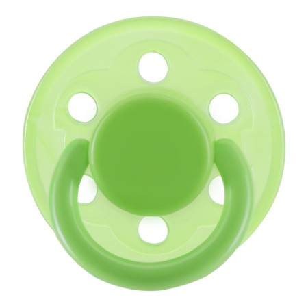 Nipple-dummy Silicone classic “sun”, from 3 months, green color-5