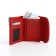 Women's wallet on magnet, red color