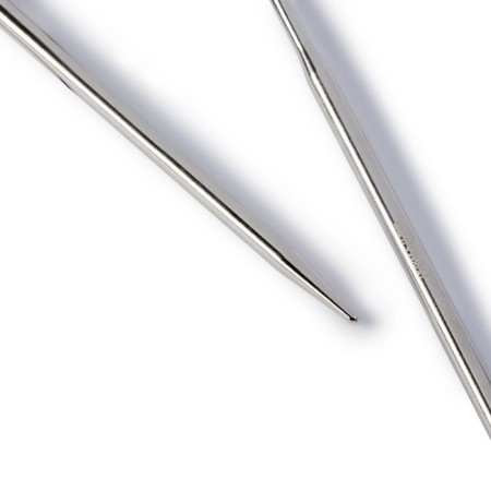 Circular knitting needles, brass, 40 cm/ 3.5 mm-1