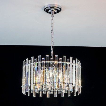 Suspendor Lamp Citilux "Ingvar" CL334161, 46x46x48 cm, 6x60W, E14, color gray-3