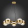 Suspension lamp ST LUCE. SL1156.303.05. Bala. 5x5 watts, G9, 60x60 cm, brass color