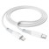 Hoco X70, Lightning cable - Type -C, PD 20 W, 2.4 A, 1 m, nylon braid, white