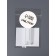 Suction cup for contact lenses 3*0.8 cm in a plastic container/silicone white droop