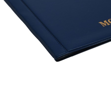 Album for coins 125 x 185 mm Calligrata "Combi" for 120 coins, 8 sheets, PVC cover, blue-2