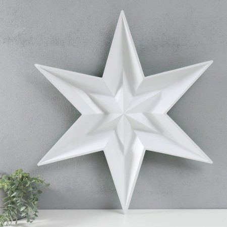 Figure "Star in the Star" large green metallic, half, 69.5x60.3 cm-4