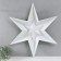 Figure "Star in the Star" large green metallic, half, 69.5x60.3 cm