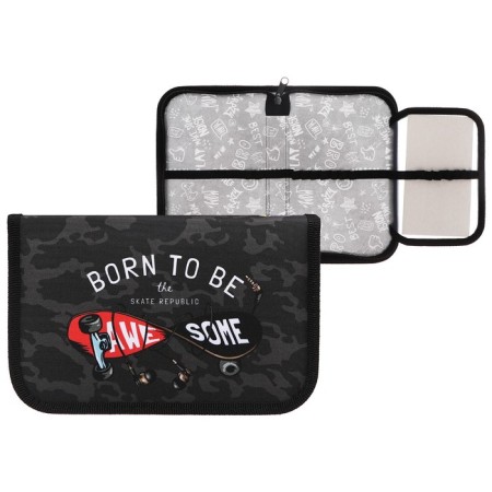 Penal 1 section 135 x 212 x 26 mm, with a folding bar, textile, onyx PCT 07-20 mAX, Skate Republic, 70647