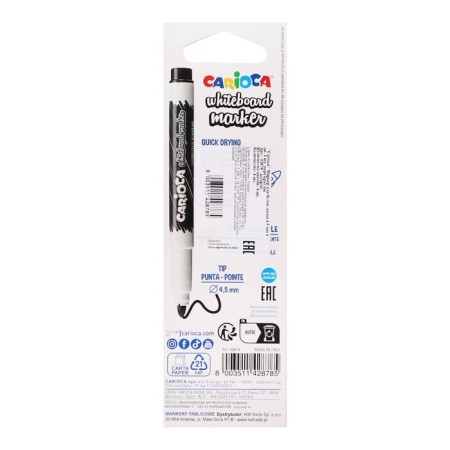 A set of markers for boards 4 colors Carioca, a node 4.5 mm, bullet, fast drying, easily erased-5