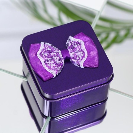 Soap roses, purple and white, set 4 pcs.-4
