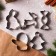 A set of cookies "Winter adventures", metal, 10 pcs
