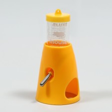 Drill 80 ml with a duma base for small rodents, 8 x 8 x 16.5 cm, yellow