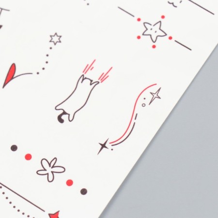Tattoo on the body color "brightness of life" 14x7.5 cm-2
