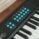 Terris TK-100 synthesizer, 37 mini keys, 8 timbres, black