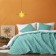 Cover with pillowcases "Tina", size 230x250 cm, color of sky blue