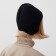 Women's hat minku, black color, rr 56-58