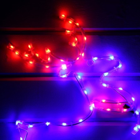 LED figure "Deer", 72 × 55 cm, Duralight, 80 LED, 220 V, glow of blue/red-2