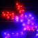LED figure "Deer", 72 × 55 cm, Duralight, 80 LED, 220 V, glow of blue/red