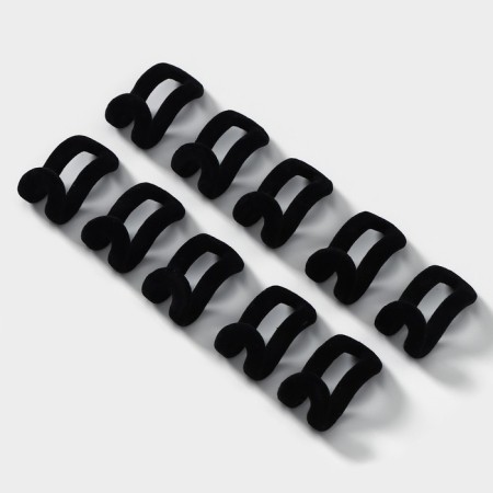 Hooks for hangers, set 10 pcs, 5 × 3 × 3.4 cm, color mix