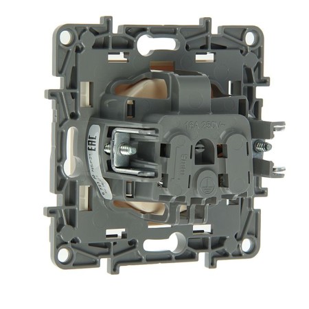 LEGRAND ETIKA 672320, 16 A, single, hidden, without salary, ivory bone-1