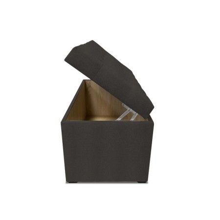 Puff with a lid and weighting, 800 × 400 × 420 mm, lunar matting, Coffee color-5