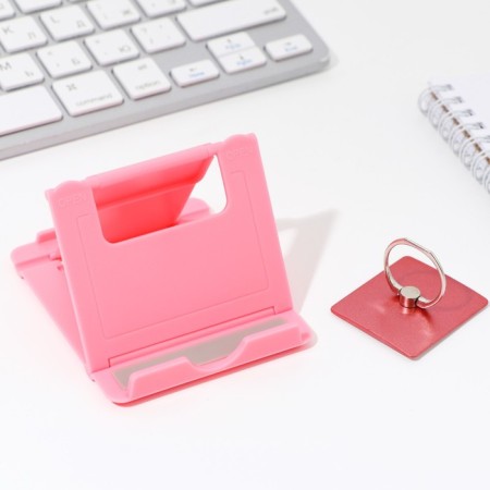 Set: a stand for the phone and the ring on the cover "March 8!"-2