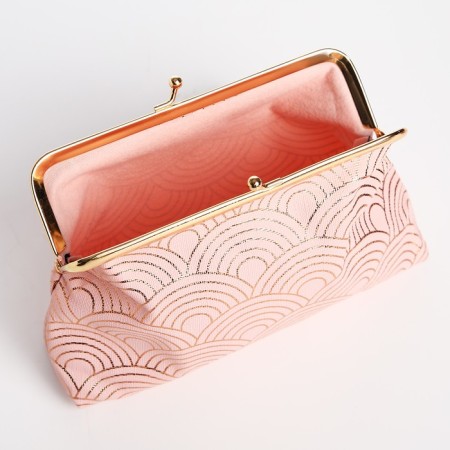 Cosmetic bag on the farmar, pink color-2