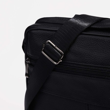 Male bag, black color-5