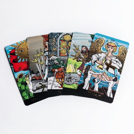 Tarot "Golden Classics" gold, 78 cards (6x11 cm), 16+-2