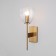 Sconces with a glass ceiling Arrista, 60W, E14, 21x13.5x37 cm