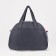 Sports bag with lightning, without lining, external pocket, gray/red color