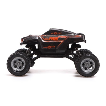 Radio -controlled jeep Monster, 1:18, light and sound effects, works on the battery, red color red-1