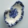 Saladnik "Flower", 17.5x13.5x8 cm, gzhel