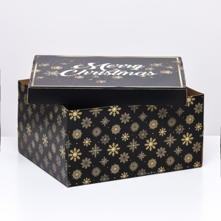 Folding box "Happy Christmas", 31.2 x 25.6 x 16.1 cm-3