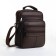 Male bag on lightning, long belt, brown color