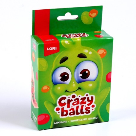 Chemical experiments.crazy Balls "Orange, green and lilac balls"-5