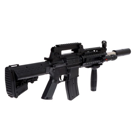 Pneumatic automatic "M4A4", with a laser and a flashlight-2