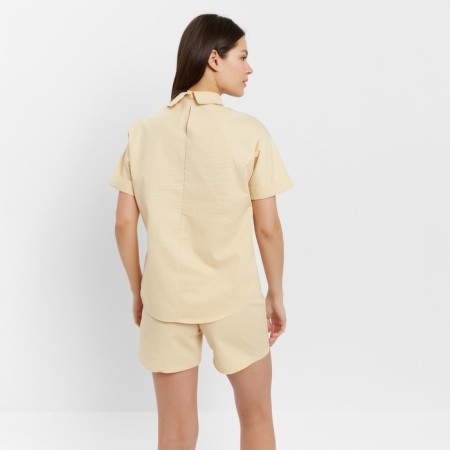 Women's costume (shirt, shorts) minku: enjoy is beige color, size 42-4