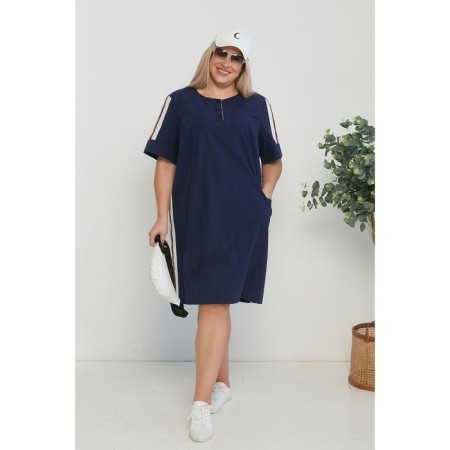 Women's dress, size 60, dark blue color