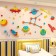 Interior stickers "Cosmic World", children, decor on the wall, panel 92 x 180 cm
