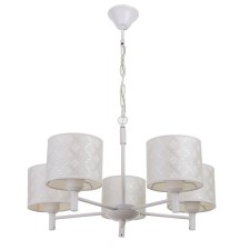 Chandelier 1092/5wt 40W E27 white 60x60x36-76 cm Bayerlux