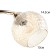Erion chandelier 5he27 40W gold 56x56x22 cm Bayerlux