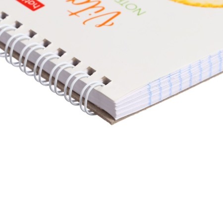 Notepad A5, 80 sheets on the rowing "Vitamin C", cover coated cardboard, UV-fluid, tough substrate-1